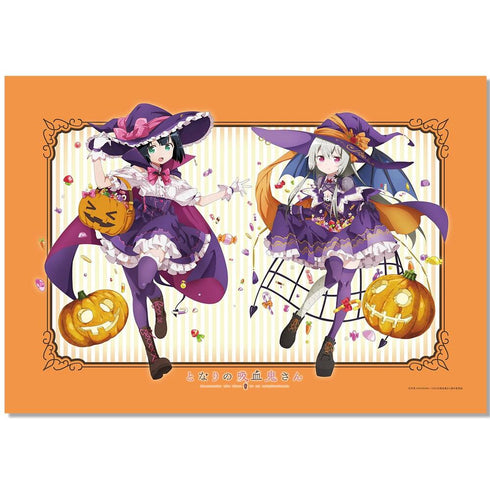 『となりの吸血鬼さん』【描き下ろし】ハロウィン ひざ掛け毛布ブランケット